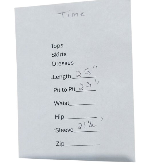 Pre-owned Time and Tru Plaid Shirt/Tunic Top (Size XL 16-18) - Picture 5 of 5